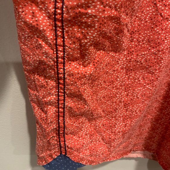 Red Patterned Projek Raw casual button up shirt, XL - Picture 3 of 5